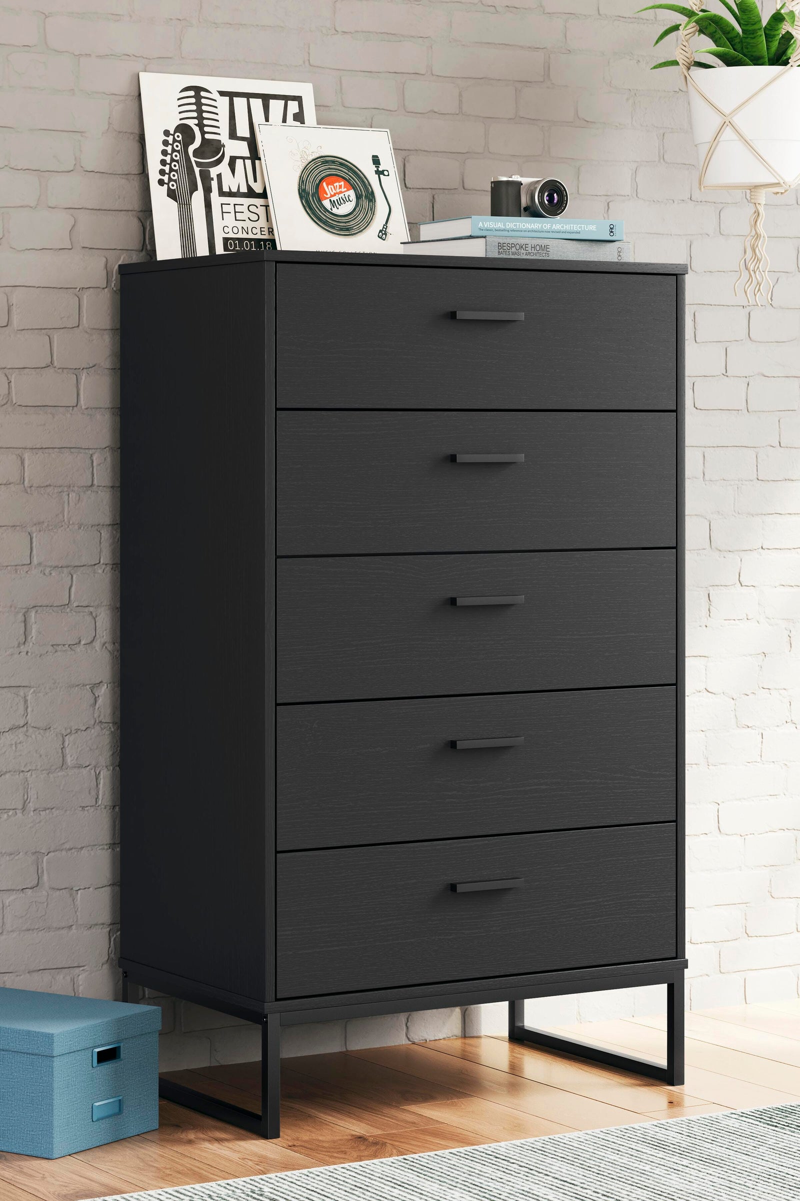 Socalle Chest of Drawers - Black (2)