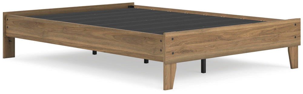 Deanlow Full Platform Bed - Light Brown (3)