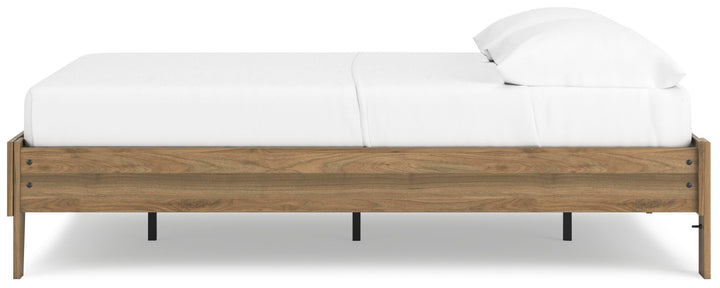 Deanlow Full Platform Bed - Light Brown (7)