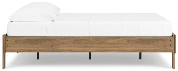 Deanlow Full Platform Bed - Light Brown (8)