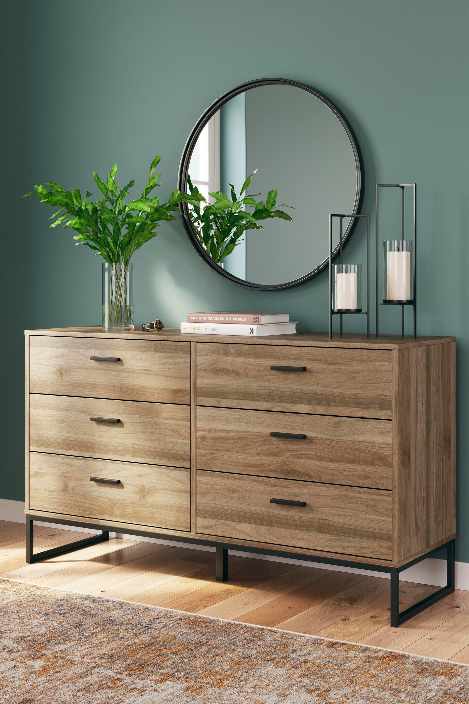 Deanlow Dresser - Light Brown (2)