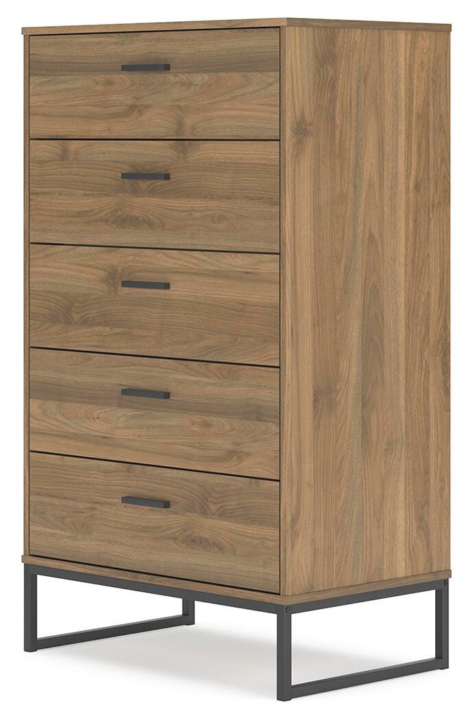 Deanlow Chest of Drawers - Light Brown (4)