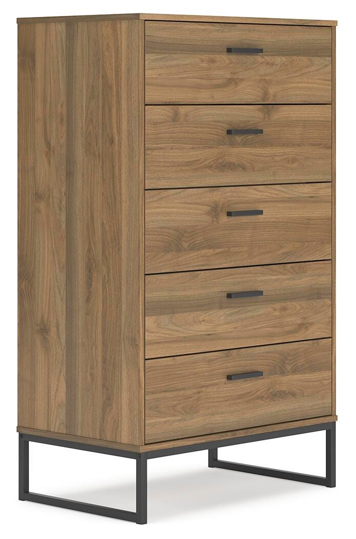 Deanlow Chest of Drawers - Light Brown (1)