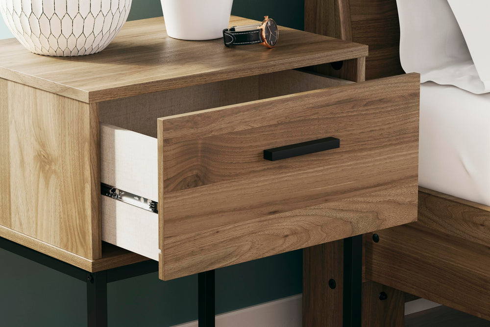 Deanlow Nightstand - Light Brown (9)