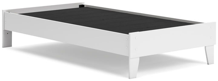 Socalle Twin Platform Bed - White (3)