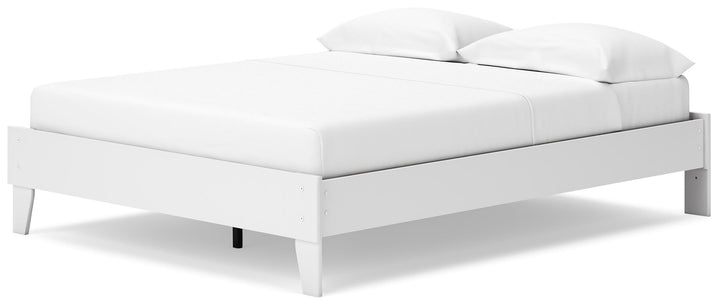 Socalle Queen Platform Bed - White (4)