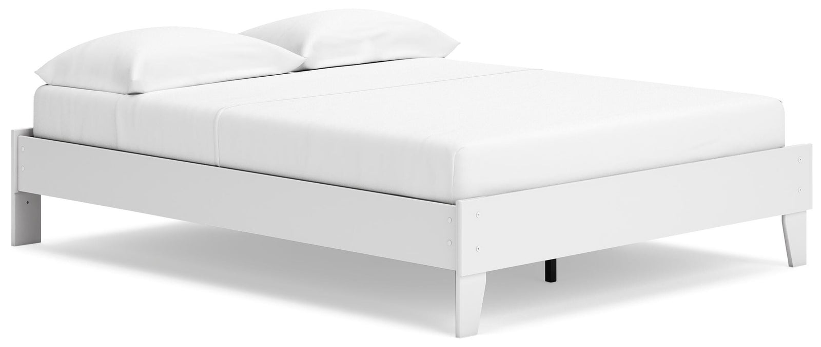 Socalle Queen Platform Bed - White (1)