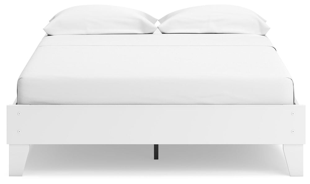 Socalle Queen Platform Bed - White (5)