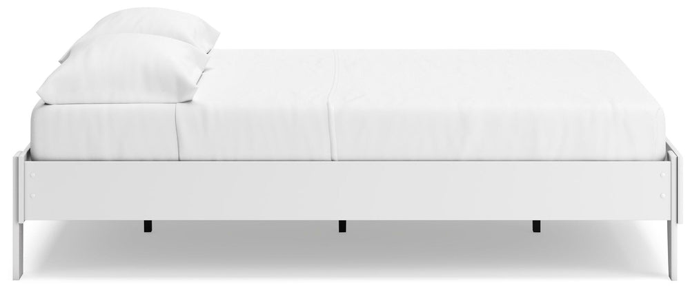 Socalle Queen Platform Bed - White (8)