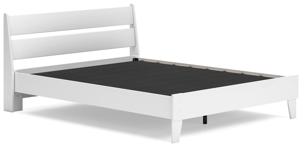 Socalle Queen Panel Platform Bed - White (3)