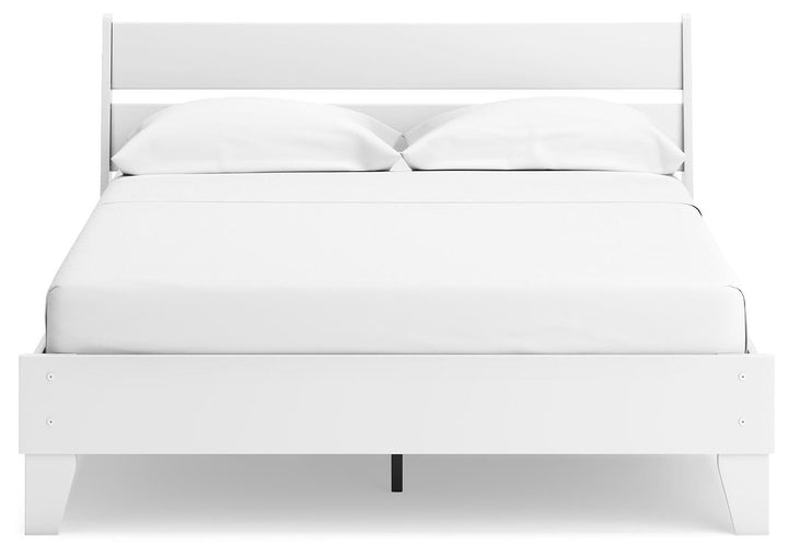 Socalle Queen Panel Platform Bed - White (5)