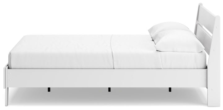 Socalle Queen Panel Platform Bed - White (8)