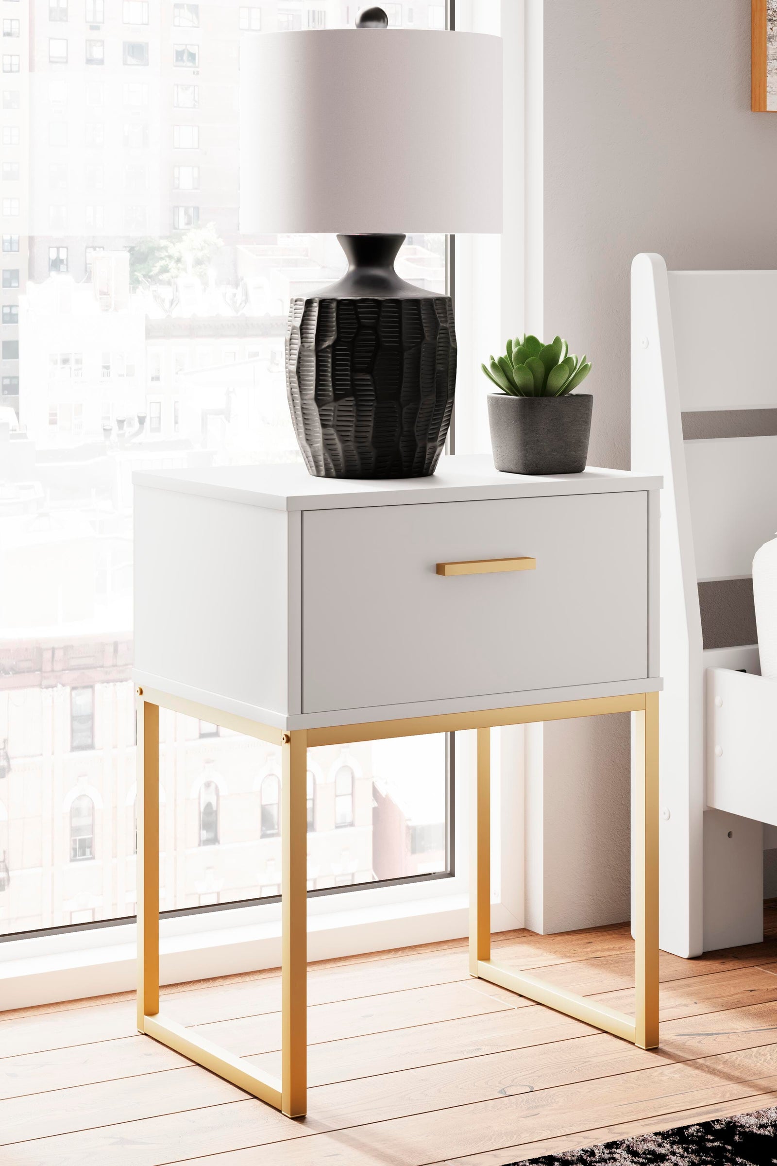 Socalle Nightstand - White (2)