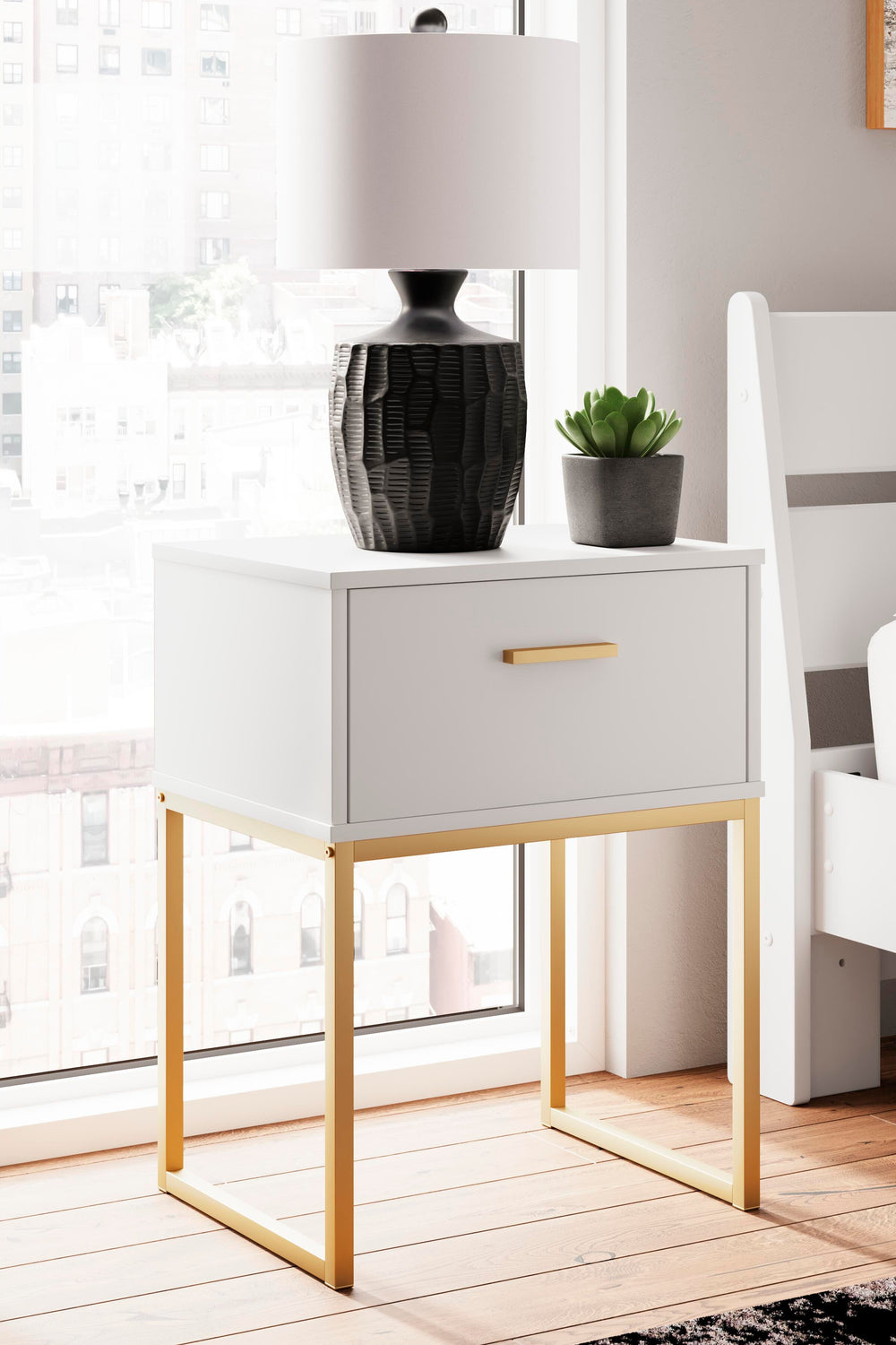 Socalle Nightstand - White (2)