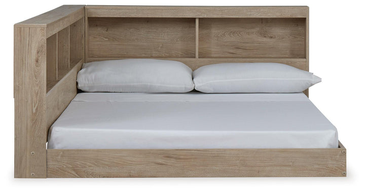 Oliah Full Bookcase Storage Bed - Natural (6)