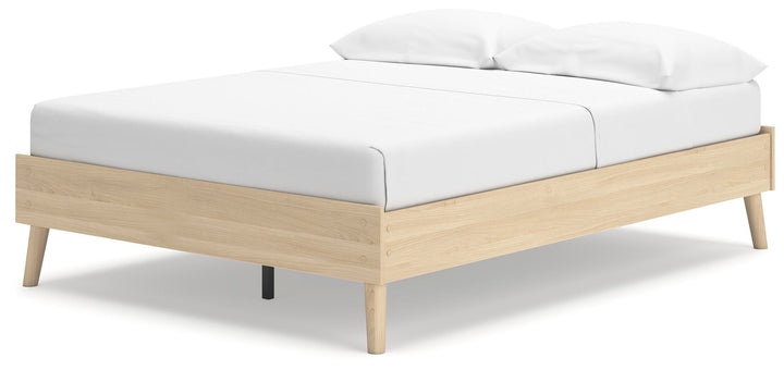 Cabinella Full Platform Bed - Beige (3)