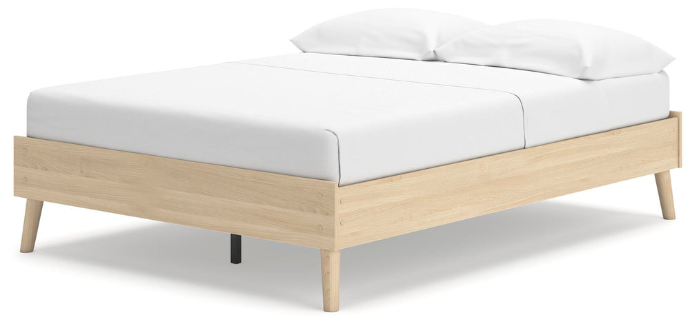 Cabinella Full Platform Bed - Beige (3)