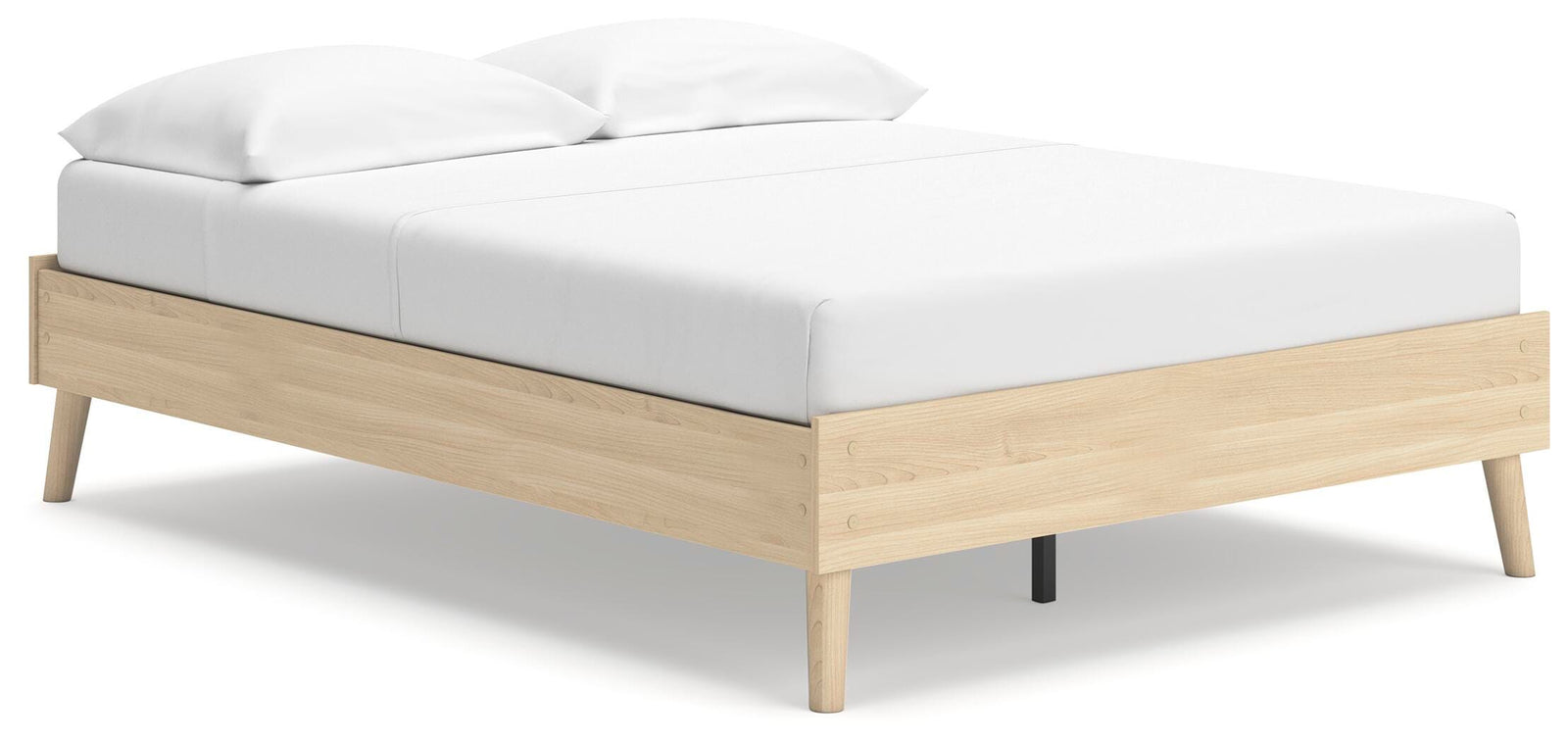 Cabinella Full Platform Bed - Beige (1)