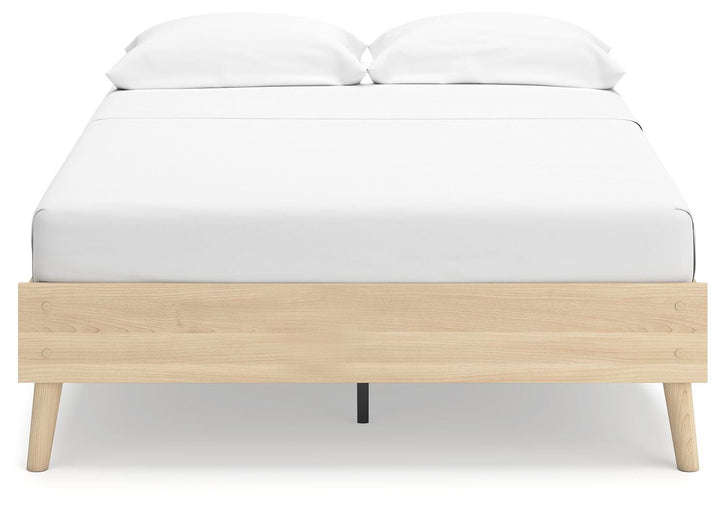 Cabinella Full Platform Bed - Beige (4)