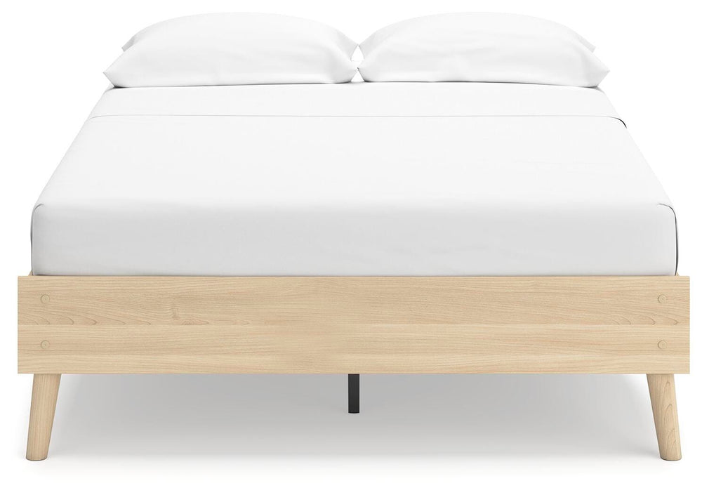 Cabinella Full Platform Bed - Beige (4)