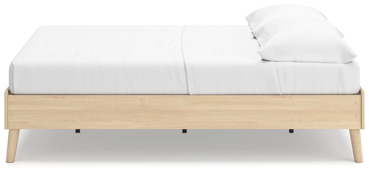 Cabinella Full Platform Bed - Beige (6)
