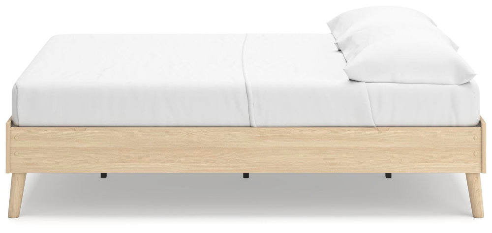 Cabinella Full Platform Bed - Beige (6)