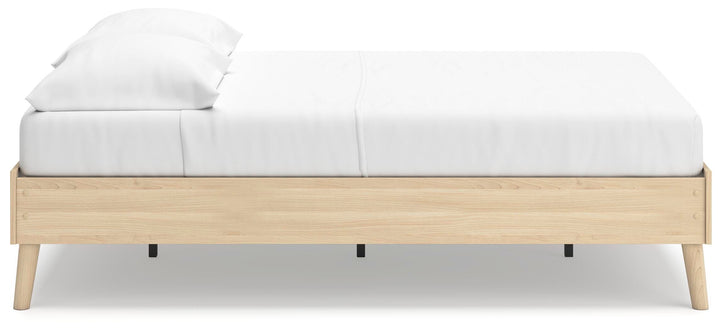 Cabinella Full Platform Bed - Beige (7)
