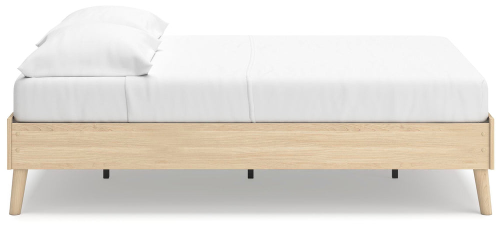 Cabinella Full Platform Bed - Beige (7)