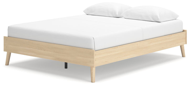 Cabinella Queen Platform Bed - Beige (3)