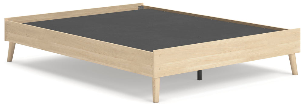 Cabinella Queen Platform Bed - Beige (2)