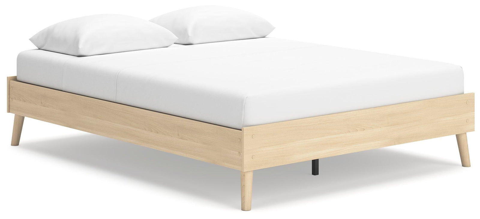 Cabinella Queen Platform Bed - Beige (1)
