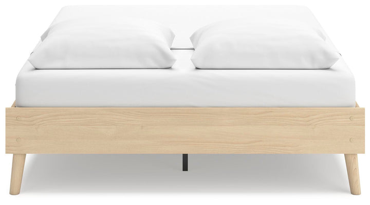 Cabinella Queen Platform Bed - Beige (5)