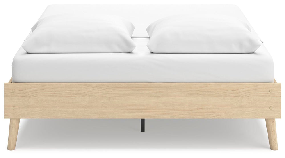 Cabinella Queen Platform Bed - Beige (5)