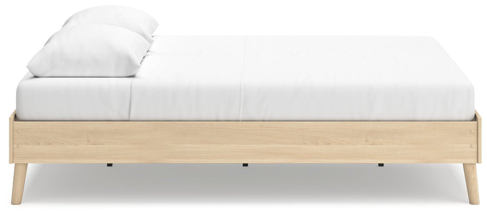 Cabinella Queen Platform Bed - Beige (7)