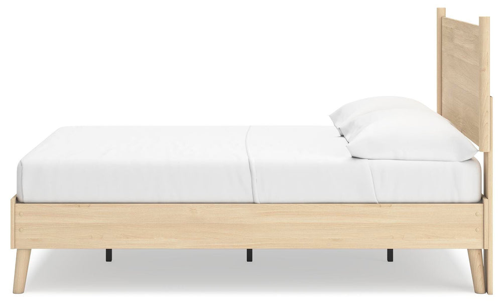 Cabinella Full Platform Panel Bed - Beige (7)
