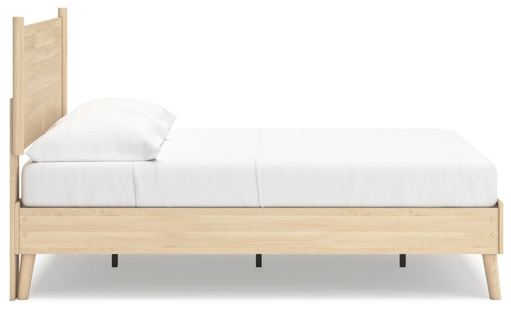 Cabinella Full Platform Panel Bed - Beige (8)