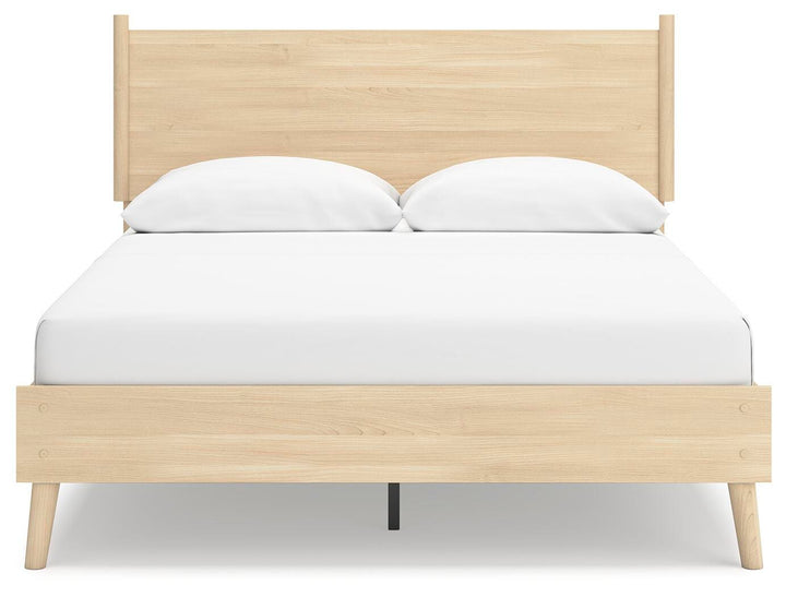 Cabinella Queen Platform Panel Bed - Beige (5)
