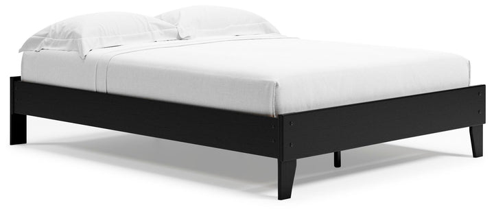Finch Queen Platform Bed - Black (1)