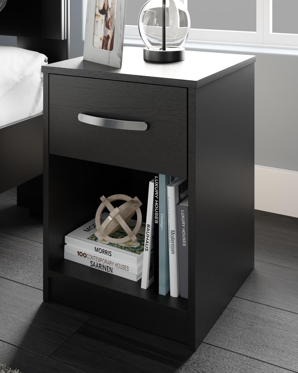 Finch Nightstand - Black (2)