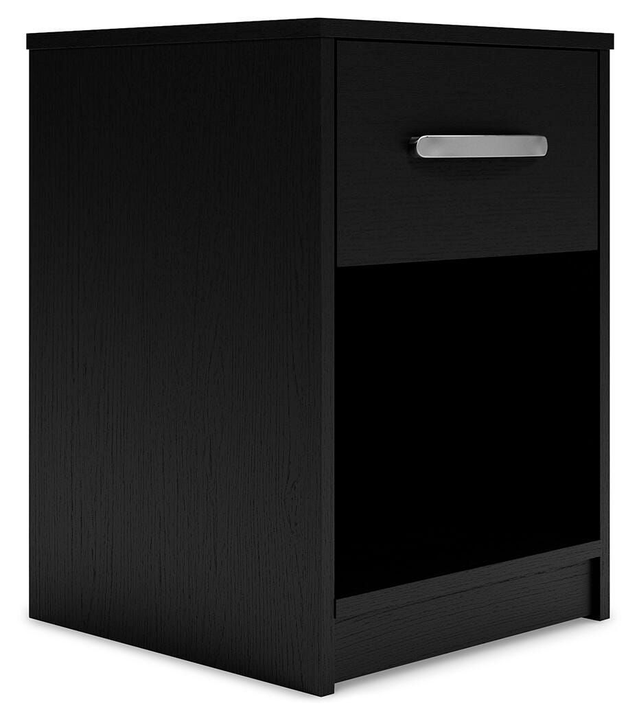 Finch Nightstand - Black (1)