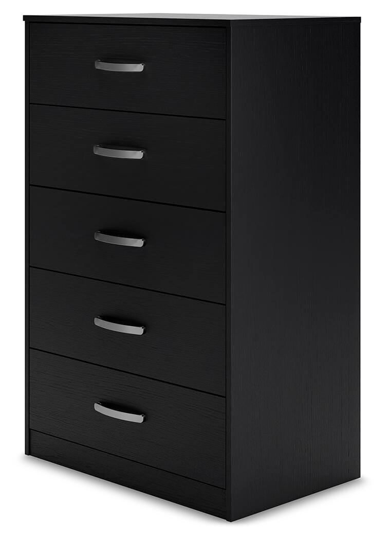Finch Chest of Drawers - Black (5)