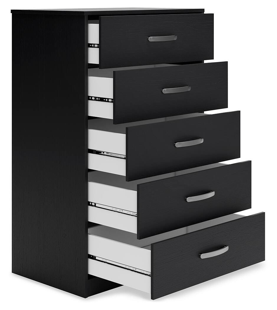 Finch Chest of Drawers - Black (3)