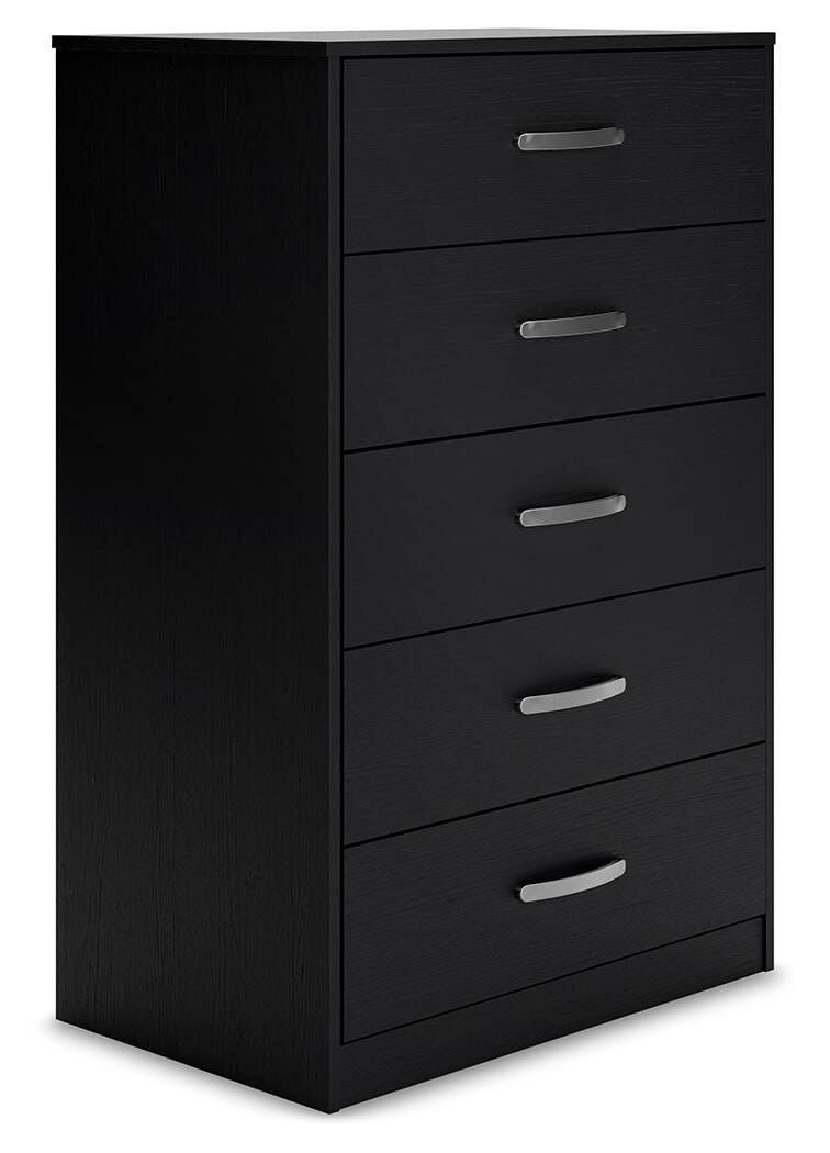 Finch Chest of Drawers - Black (1)