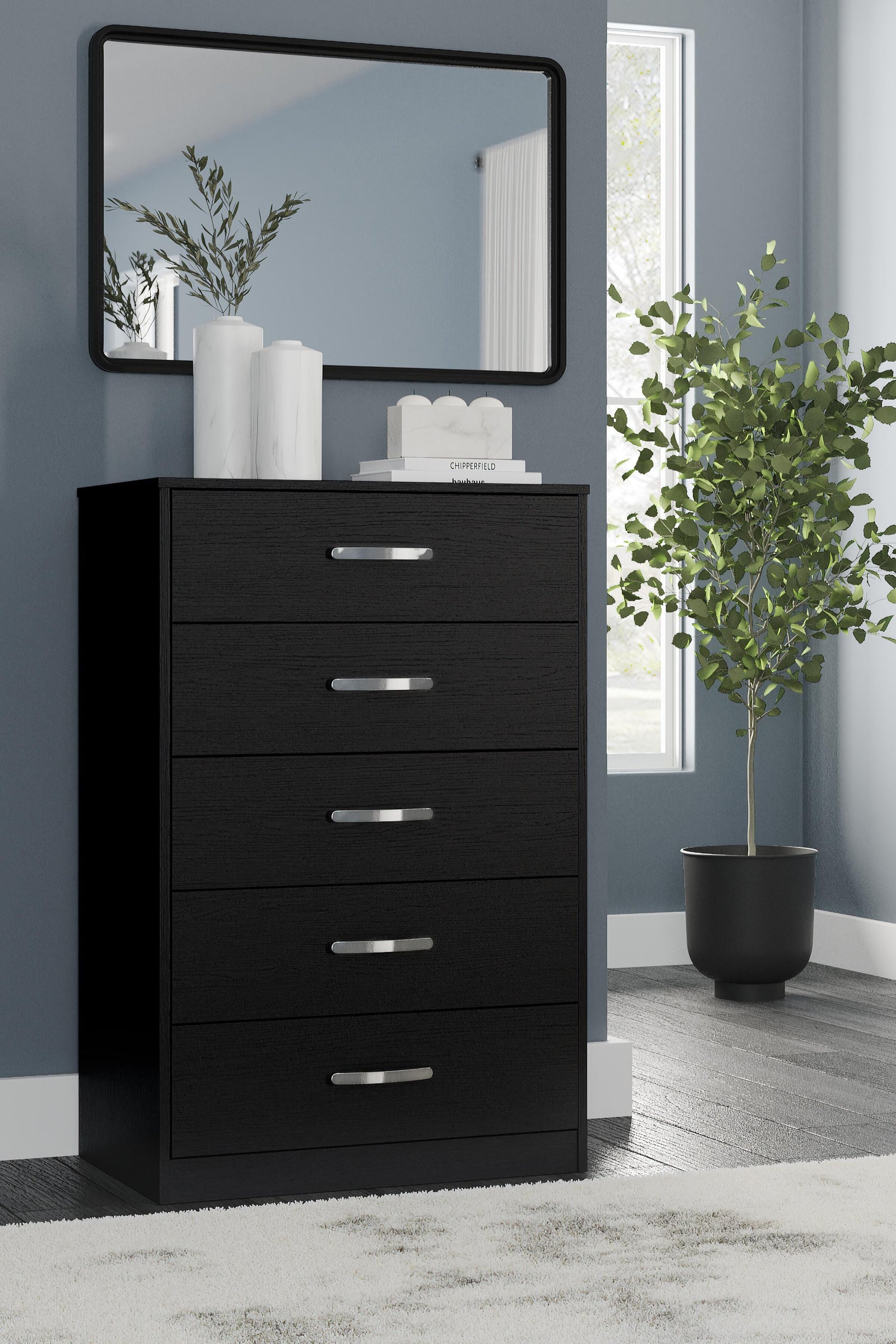 Finch Chest of Drawers - Black (2)