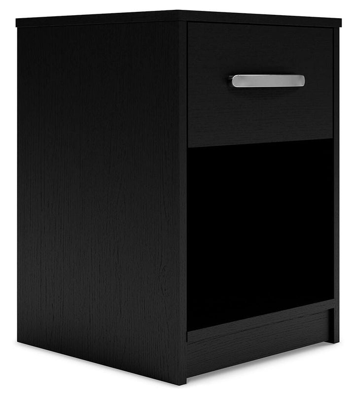 Finch Queen Panel Platform Bed with Dresser and Nightstand - Black (7)
