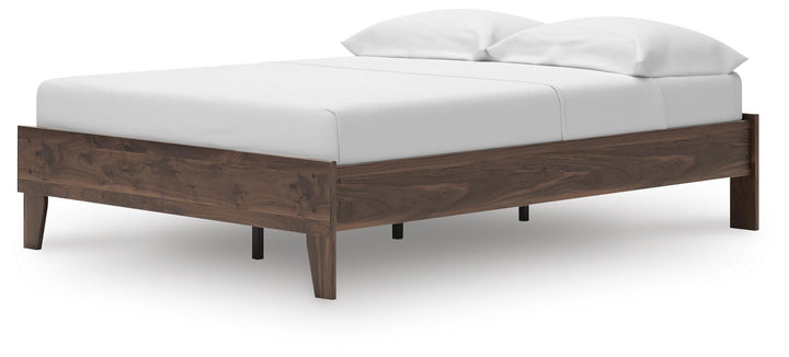 Calverson Full Platform Bed - Light Brown (5)