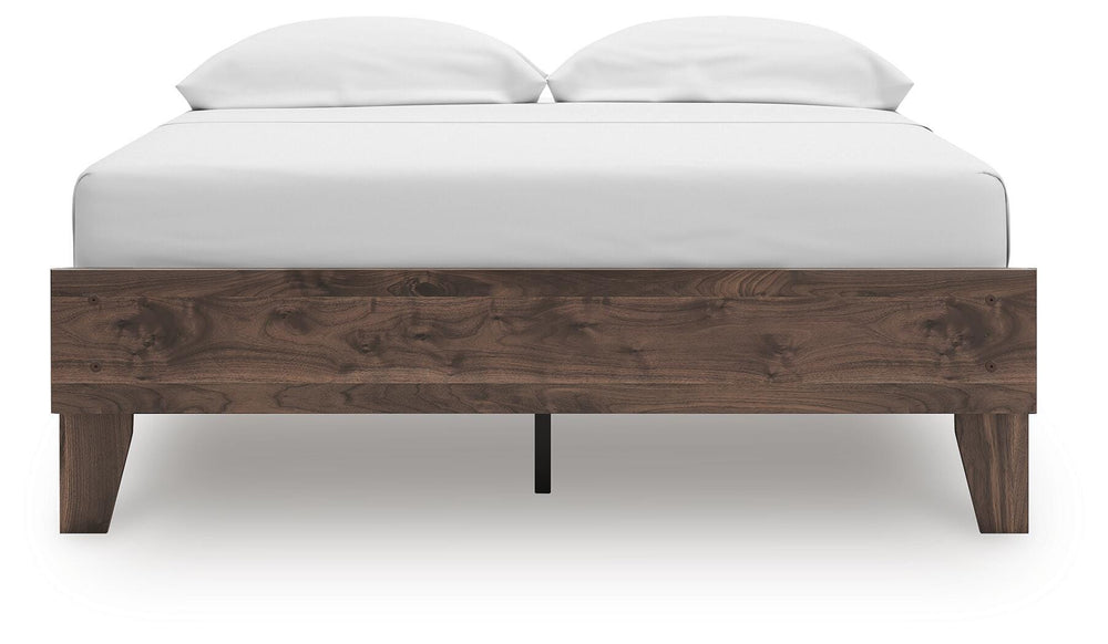 Calverson Full Platform Bed - Light Brown (4)
