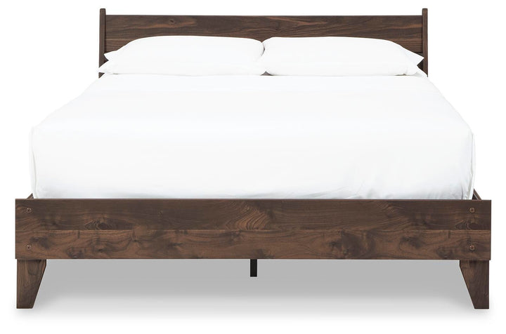 Calverson Full Panel Platform Bed - Mocha (5)