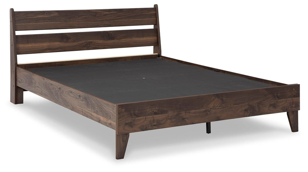 Calverson Full Panel Platform Bed - Mocha (3)