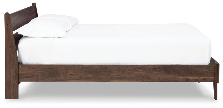 Calverson Full Panel Platform Bed - Mocha (6)
